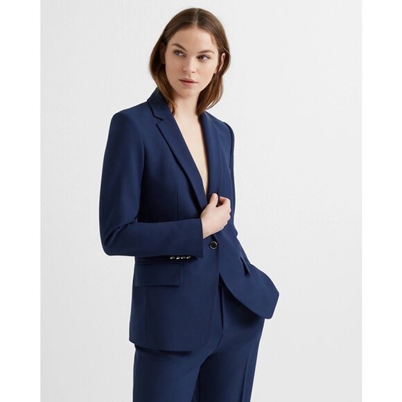 Club Monaco Borrem Blazer / Size 6 / Blue Navy Work Career - Picture 1 of 7